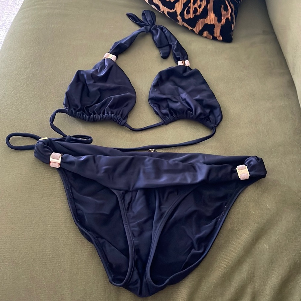VIX black womens triangle bikini